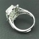 Sette 925 Silver Moissanite Stone Lux Ring