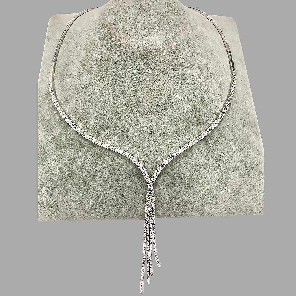 Sette 925 Silver Lux Zirkonia Stone Necklace