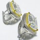 Sette 925 Silver Mossanite Stone Earrings