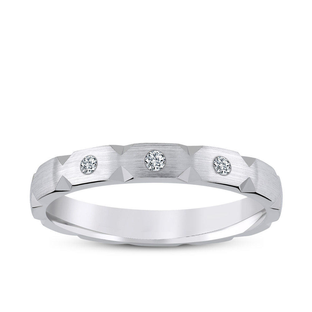 Sette 925 Silver Unisex Wedding Ring