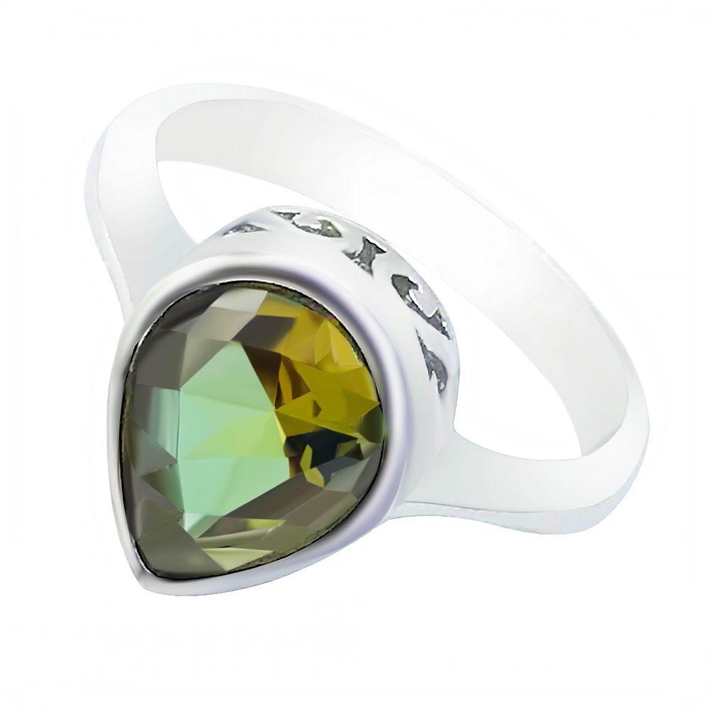 Sette Silver Changing Colour Stone Ring
