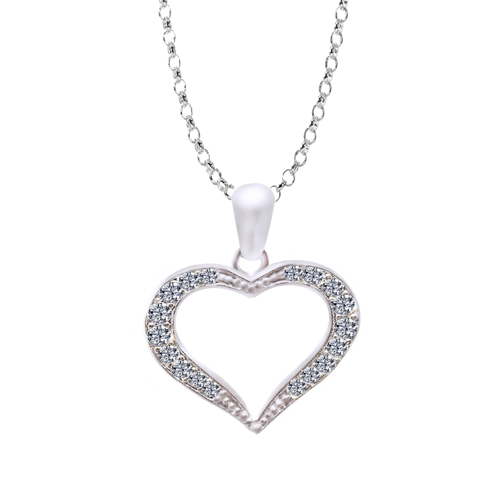 Sette 925 Silver Heart Necklace