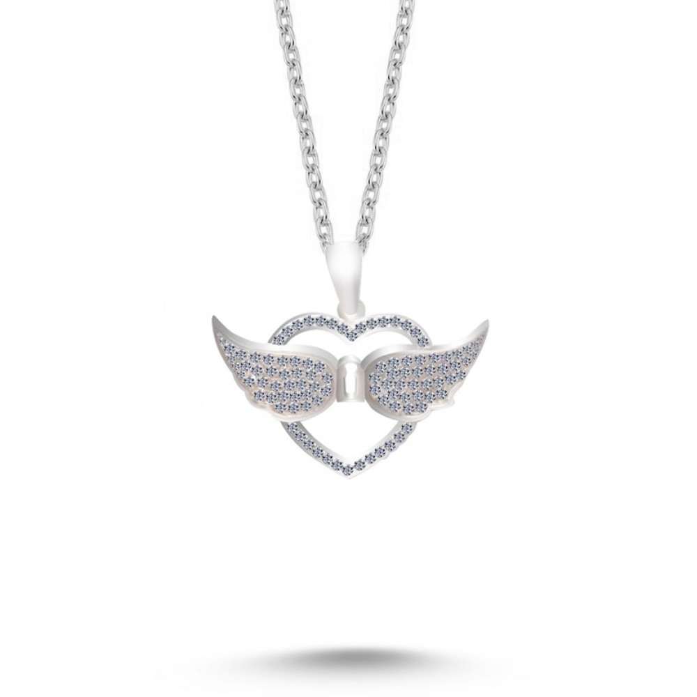 Sette 925 Silver Heart Necklace