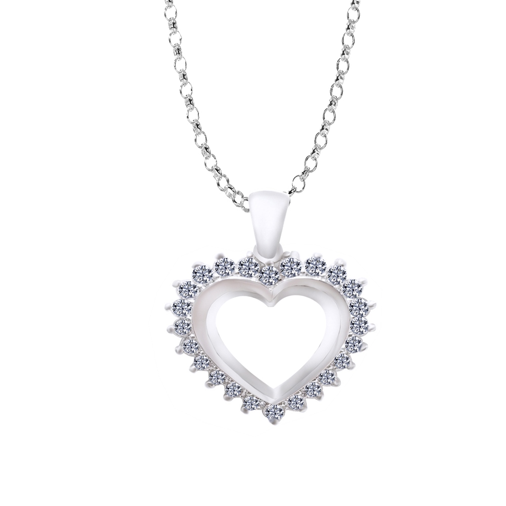 Sette 925 Silver Heart Necklace