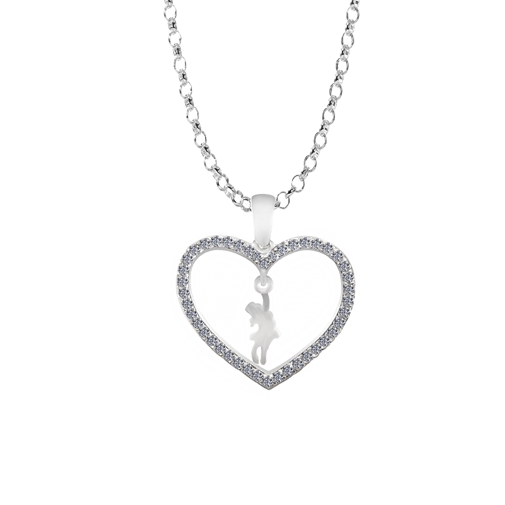 Sette 925 Silver Heart Necklace