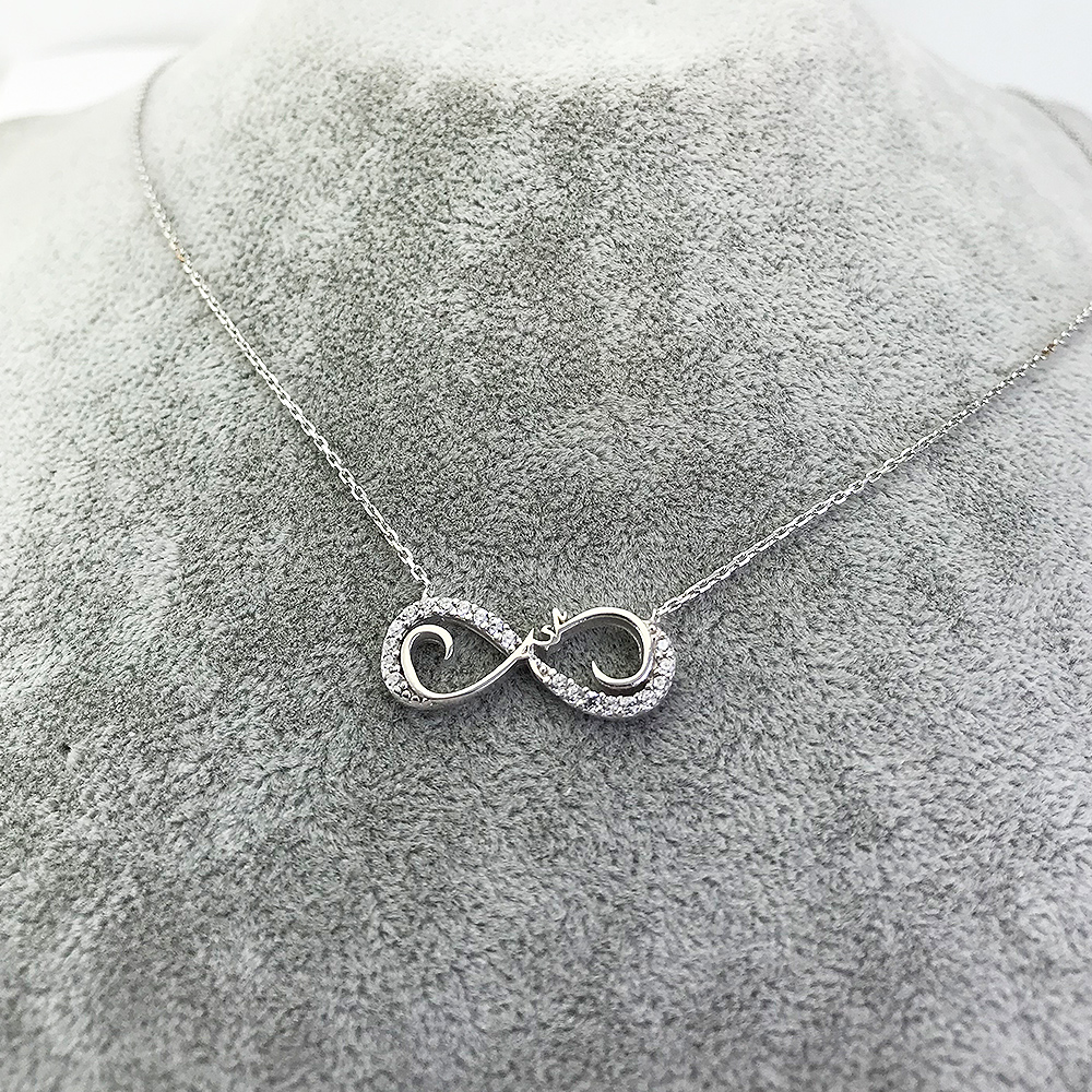 Sette Silver İnfinity Necklace