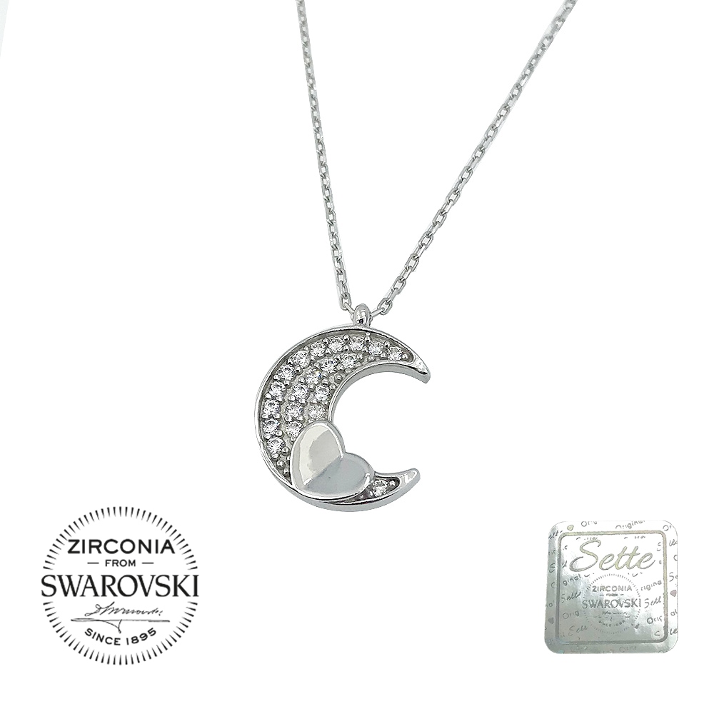 Sette 925 Silver Swarovski Necklace