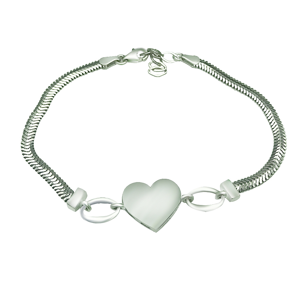 Sette 925 Silver Heart Bracelet