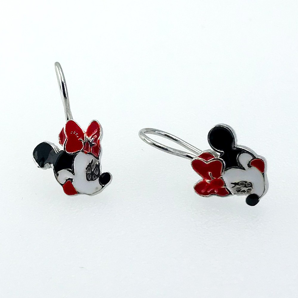 Sette Silver Anti-allergy Mickey Mouse Kids Earrings