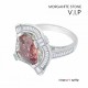 Sette Silver V.I.P Product Morganite Stone Ring