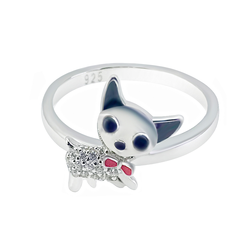 Sette 925 Silver Cute Perro Ring